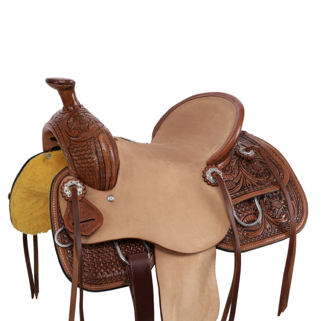 Double T Plainsman Roper Style Saddle - 13 inch