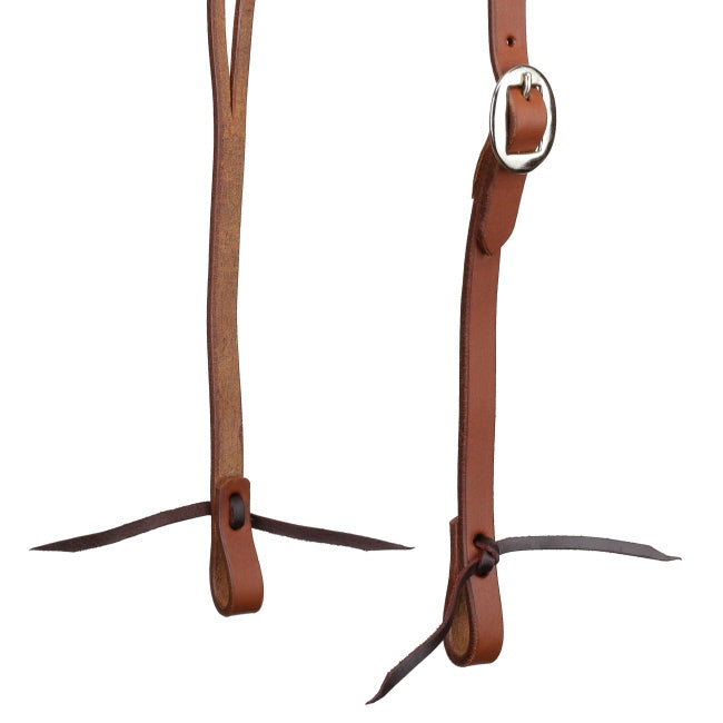 Showman Classic Argentina Cow Leather Split Ear Headstall