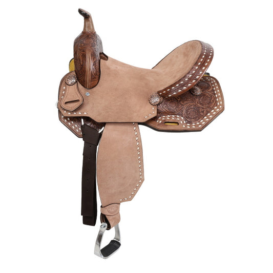Double T Sedona Spinal Relief Barrel Style Saddle - 14 inch