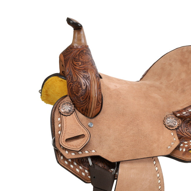 Double T Sedona Spinal Relief Barrel Style Saddle - 14 inch