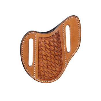 Light Oiled Basketweave Knife Sheath