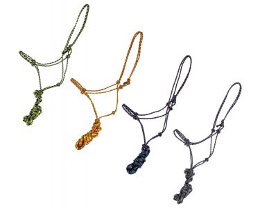 Stiff Rope Knot Halter w/ Matching Lead