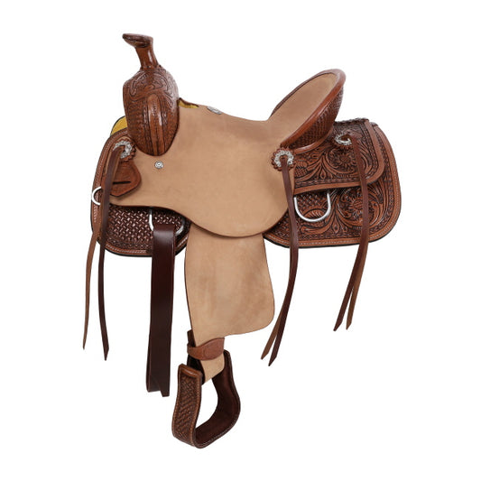 Double T Plainsman Roper Style Saddle - 13 inch