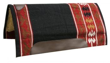 Economy Cutter Saddle Pad w/ Woven Wool Top & 1" Fleece Bottom