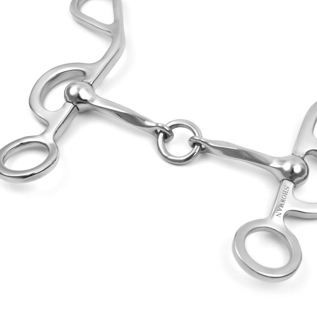 Showman Argentine Shank Bit w/ Jointed Slow Twist Life-Saver