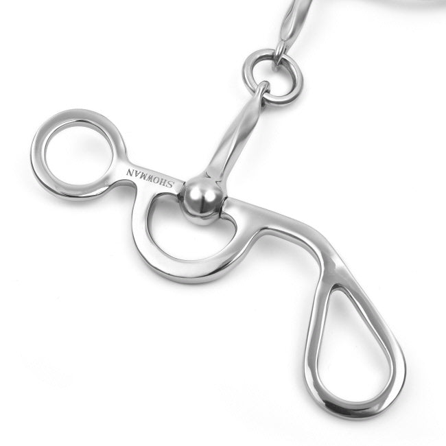 Showman Argentine Shank Bit w/ Jointed Slow Twist Life-Saver