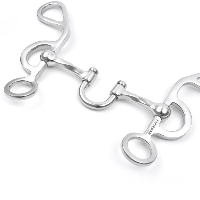 Showman Argentine Shank Bit w/ Full Slow Twist Correction Port