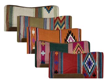 Showman Wool Top Contoured Memory Felt Bottom Saddle Pad