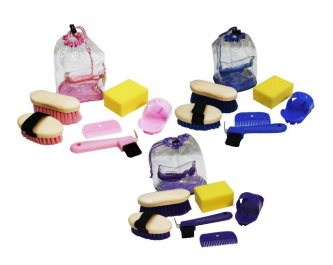 Showman Kid's Size 6 Piece Grooming Kit