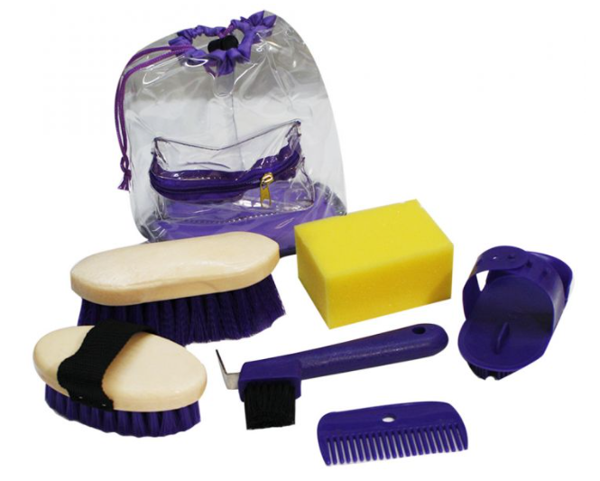 Showman Kid's Size 6 Piece Grooming Kit