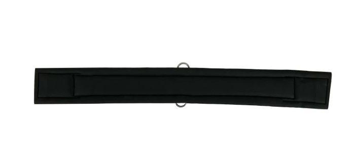 Showman Cowhide Straight Neoprene Bottom Girth