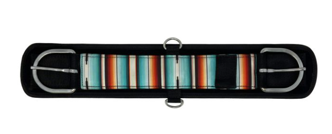 Showman Pony Size Teal Serape Neoprene Bottom Girth