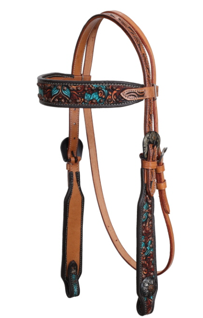 Showman Laurel Browband Headstall and Breastcollar Set