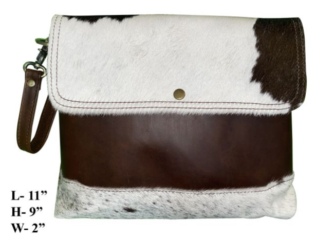Klassy Cowgirl Genuine Hair on Cowhide Conceal Carry Crossbody Bag