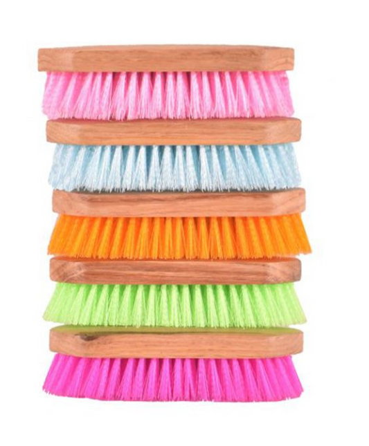 Medium Bristle Brush with Wood Handle - Color Pack of 10